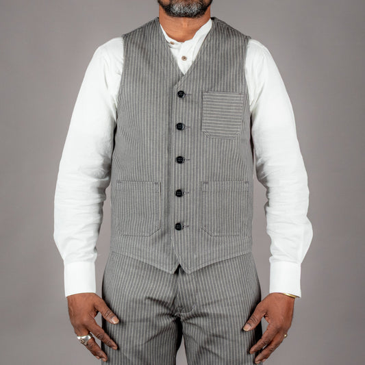 Pike Brothers1937 Roamer Vest Grey WabashGiletsBritish Parts Luzern