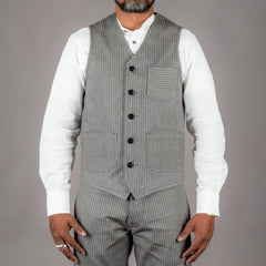 Pike Brothers1937 Roamer Vest Grey WabashGiletsBritish Parts Luzern