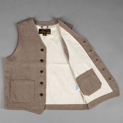 Pike Brothers1937 Roamer Vest HBT BrownGiletsBritish Parts Luzern