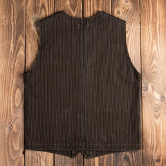 Pike Brothers1937 Roamer Vest Hickory Stripes BrownGiletsBritish Parts Luzern