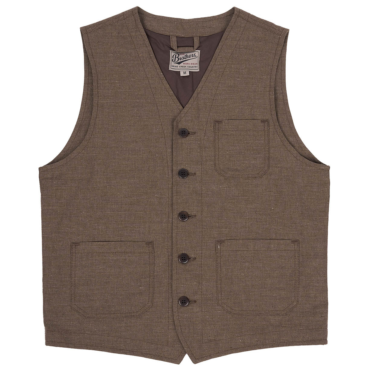 Pike Brothers1937 Roamer Vest Raymond brownGiletsBritish Parts Luzern