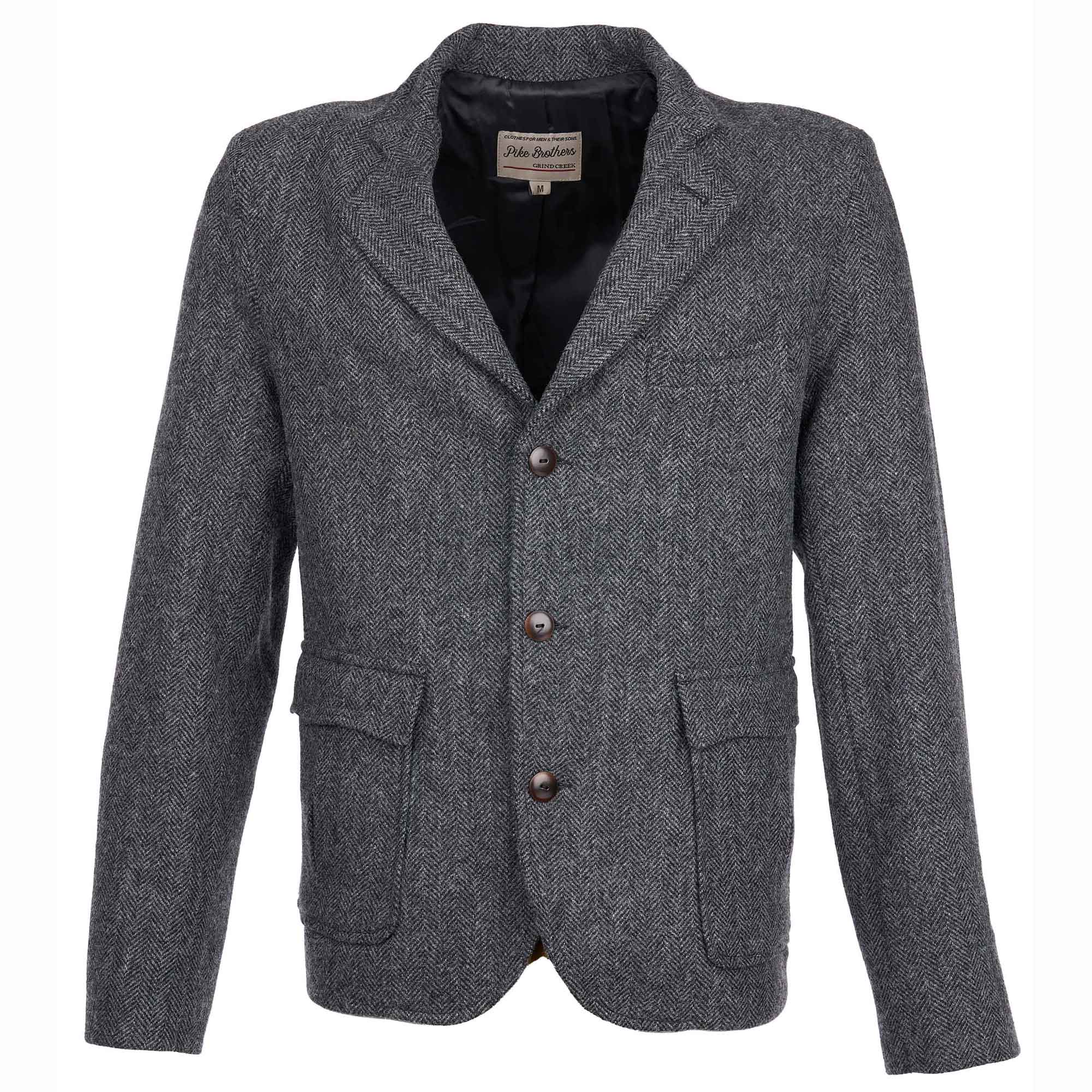 Pike Brothers1938 Cricketeer Jacket Dundee greyVestesBritish Parts Luzern