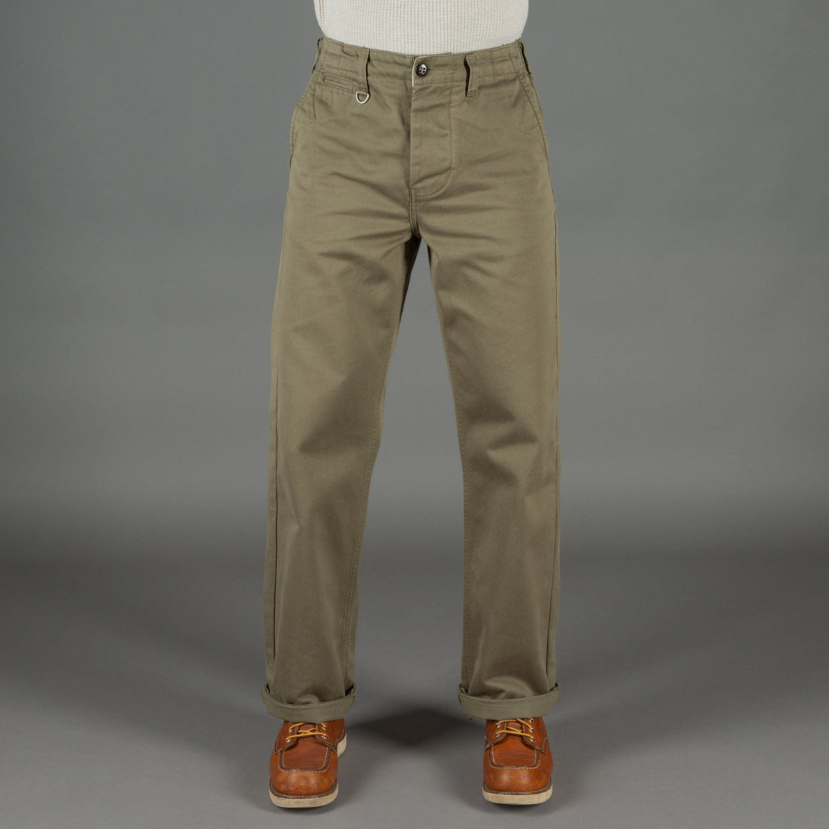 Pike Brothers1940 Service Chino Leesville GreenPantalonsBritish Parts Luzern