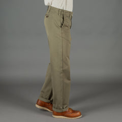 Pike Brothers1940 Service Chino Leesville GreenPantalonsBritish Parts Luzern