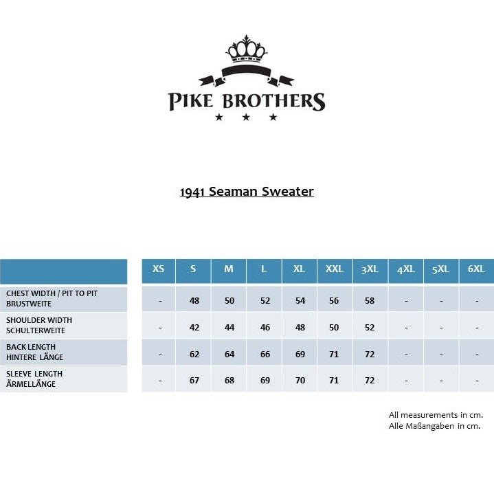 Pike Brothers1941 Seaman Sweater anthracitePulloverBritish Parts Luzern