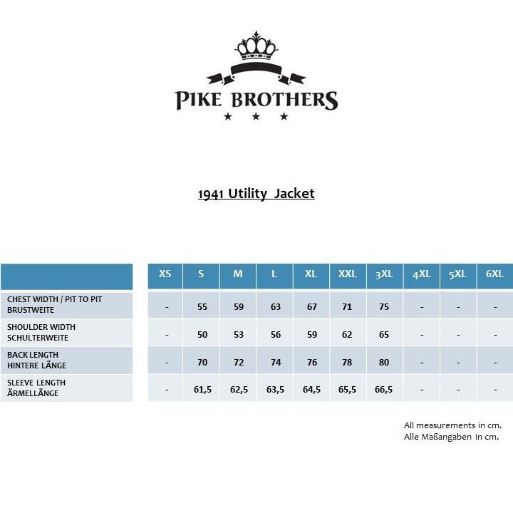 Pike Brothers1941 Utility Jacket TarawaVestesBritish Parts Luzern