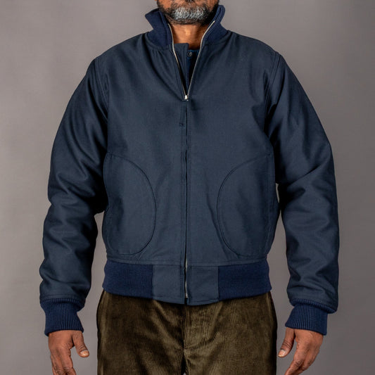 Pike Brothers1942 Deck Zip Jacket Dark BlueVestesBritish Parts Luzern