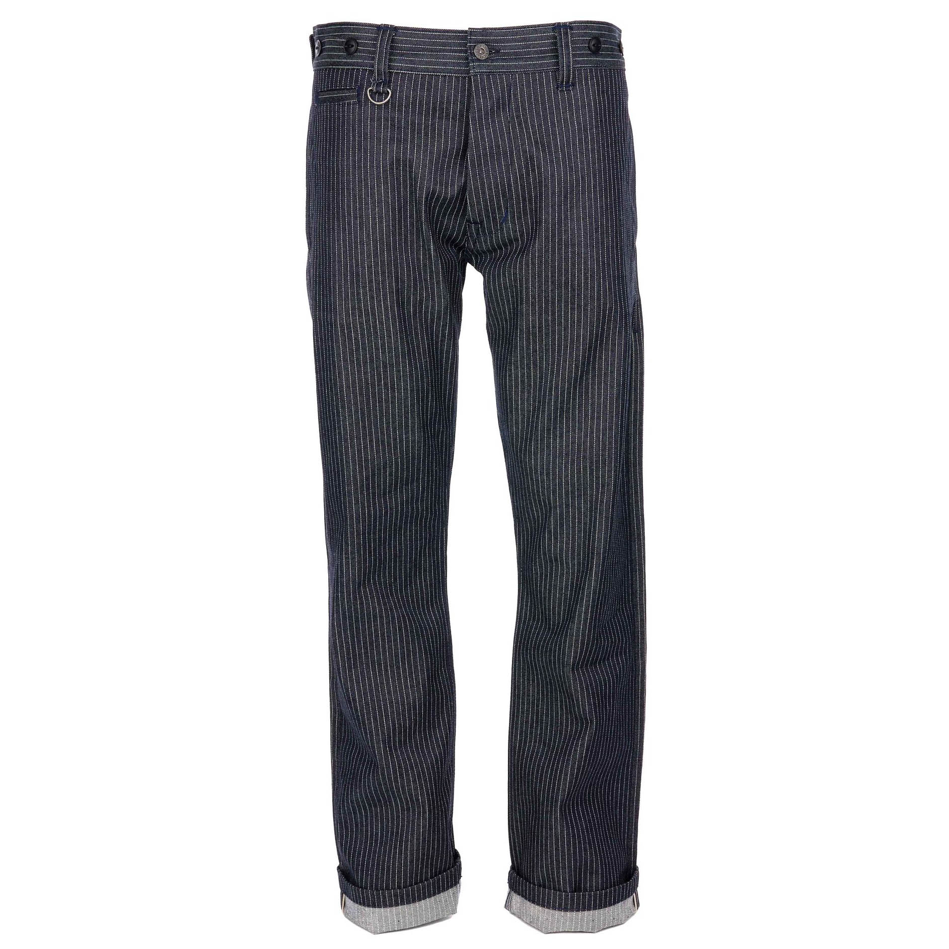 Pike Brothers1942 Hunting Pant Blue Wabash 13ozPantalonsBritish Parts Luzern