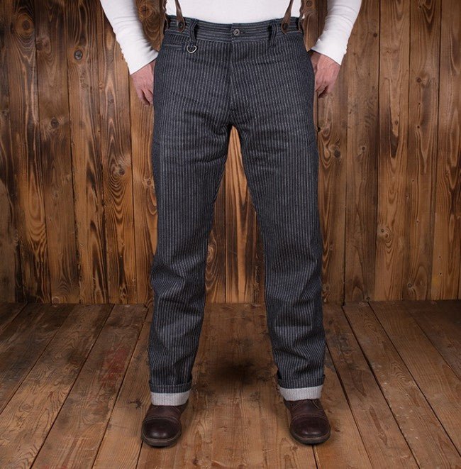 Pike Brothers1942 Hunting Pant Blue Wabash 13ozPantalonsBritish Parts Luzern