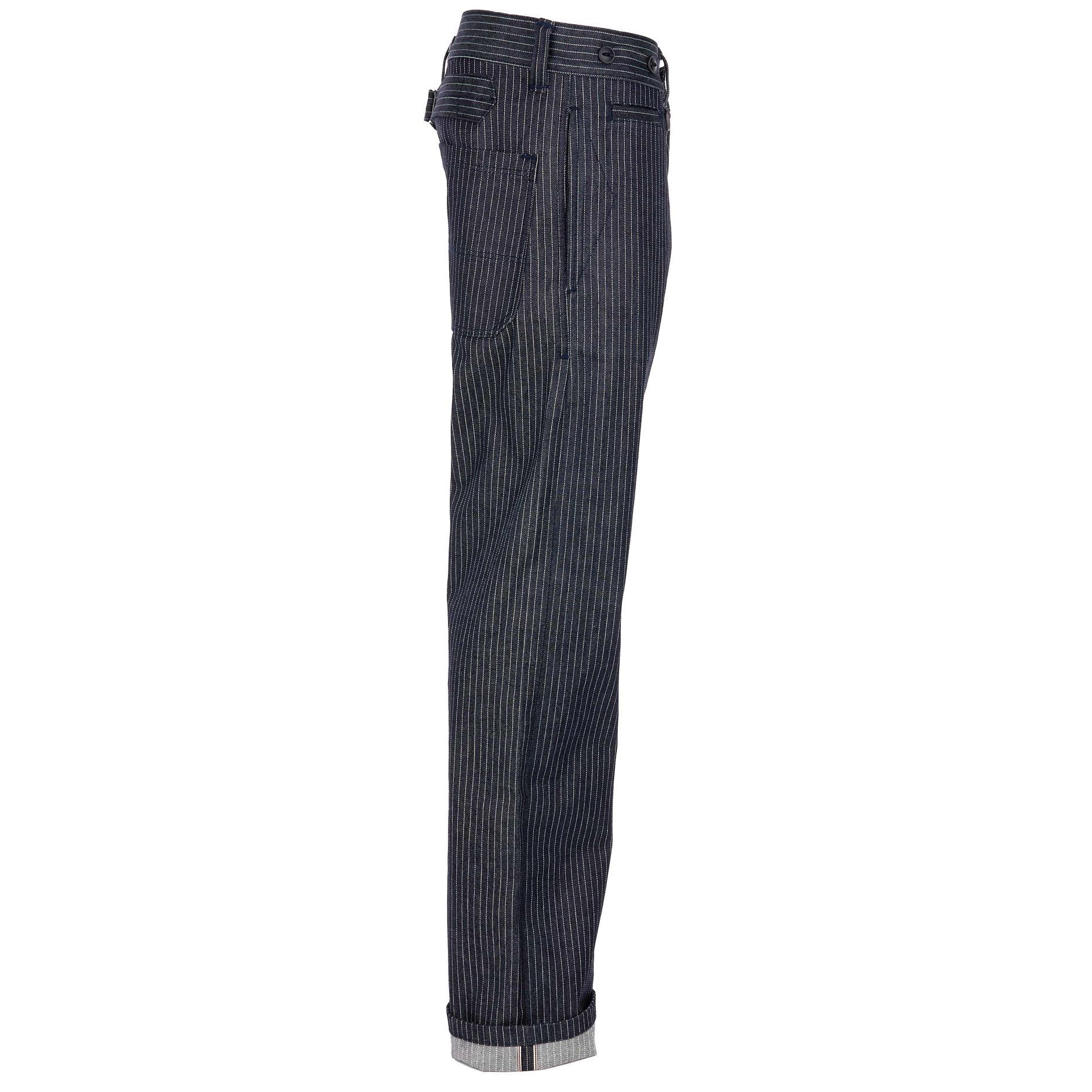 Pike Brothers1942 Hunting Pant Blue Wabash 13ozPantalonsBritish Parts Luzern