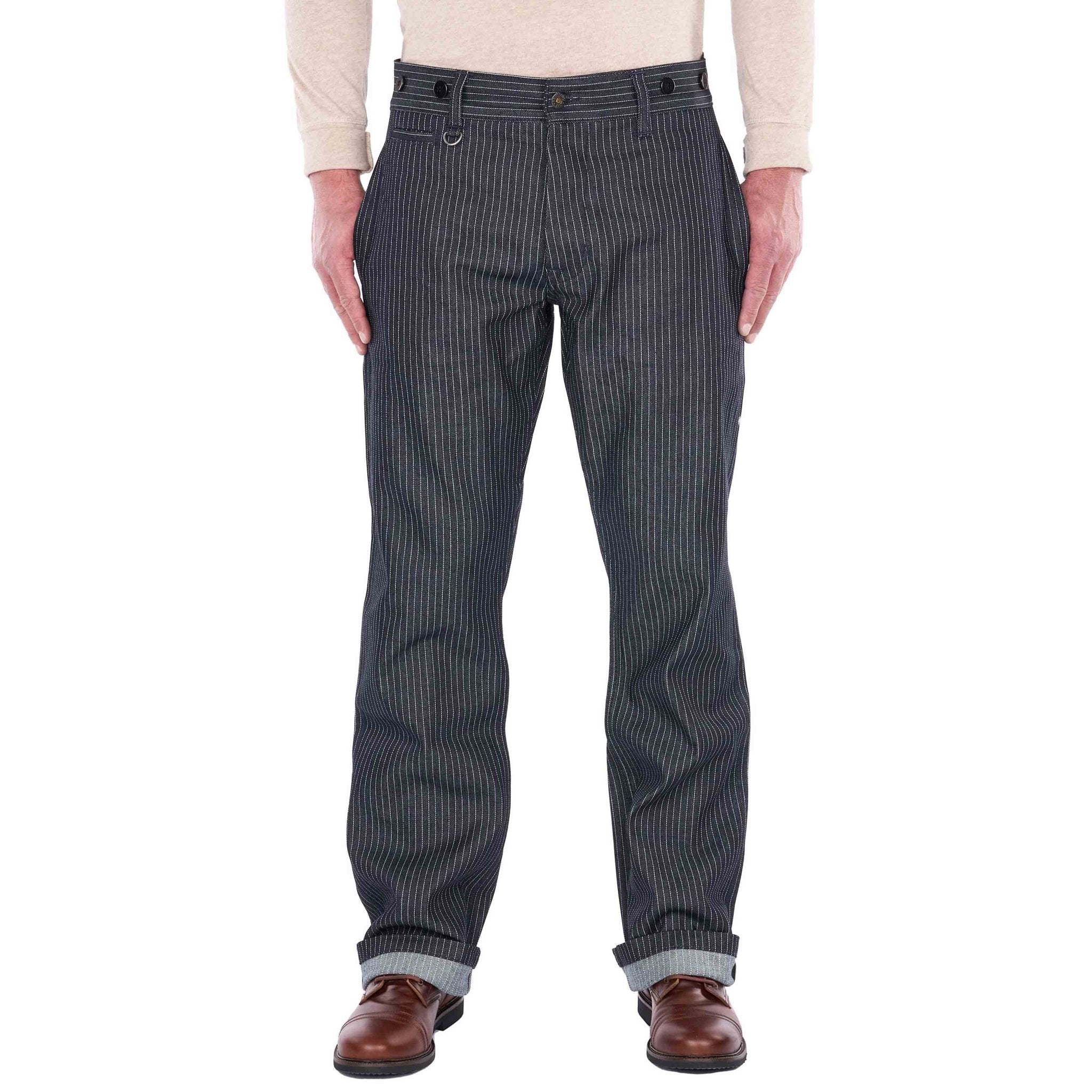 Pike Brothers1942 Hunting Pant Blue Wabash 13ozPantalonsBritish Parts Luzern