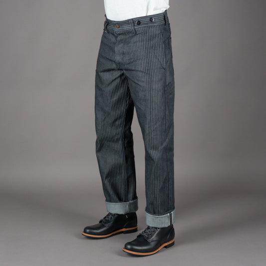 Pike Brothers1942 Hunting Pant Blue Wabash 13ozPantalonsBritish Parts Luzern