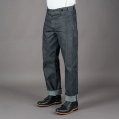 Pike Brothers1942 Hunting Pant Blue Wabash 13ozPantalonsBritish Parts Luzern