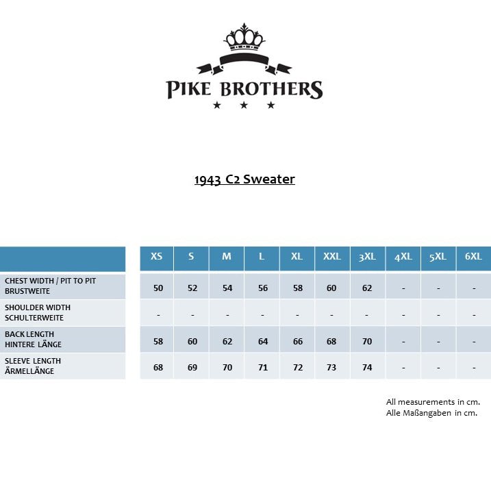 Pike Brothers1943 Sweater C2 navyBritish Parts Luzern