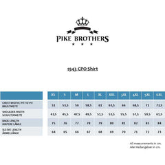 Pike Brothers1943 CPO Shirt Logan GreenChemiseBritish Parts Lucerne