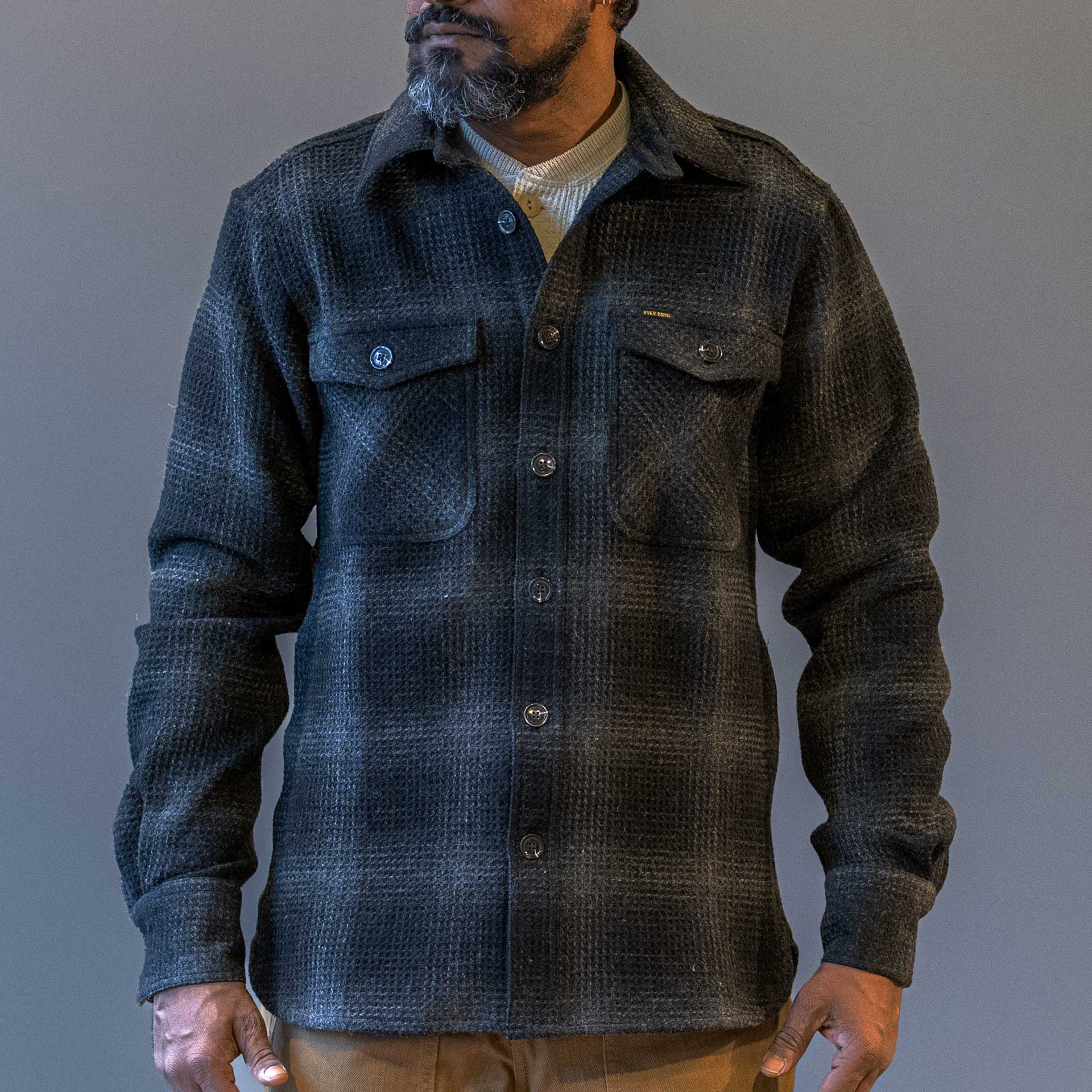 Pike Brothers1943 CPO Shirt Logan GreyChemiseBritish Parts Lucerne