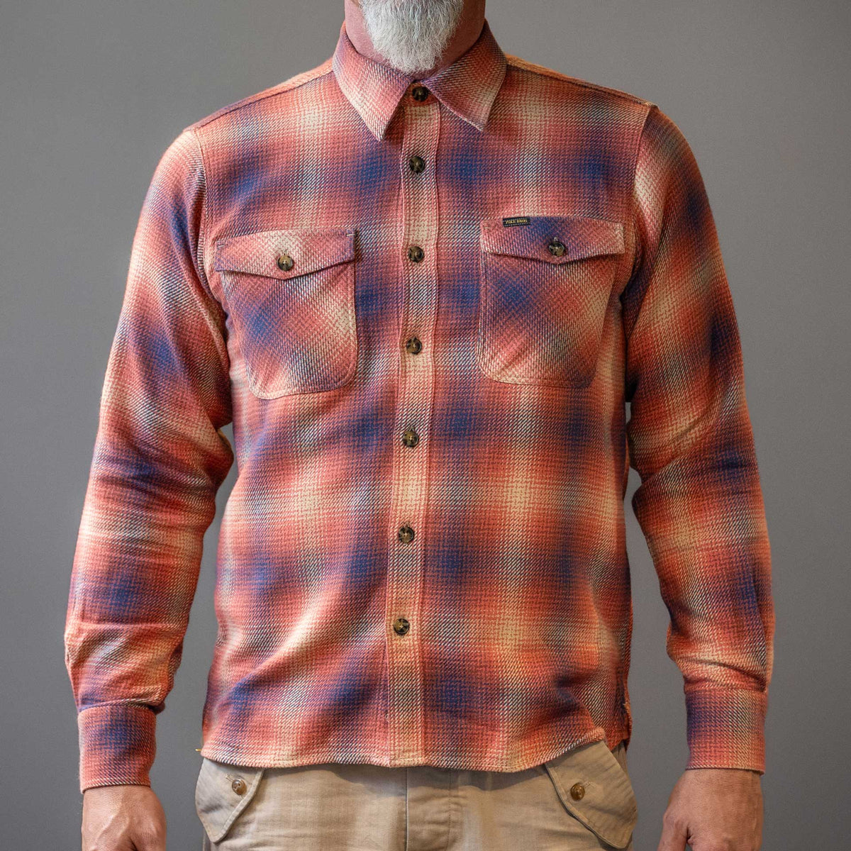 Pike Brothers1943 CPO Shirt Tahoe RedChemiseBritish Parts Lucerne