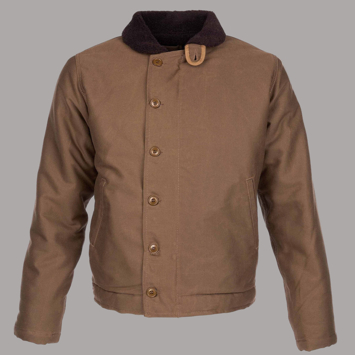 Pike Brothers1944 N1 Deck Jacket Khaki Brown WaxedBritish Parts Luzern