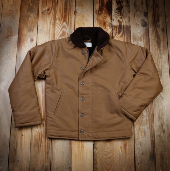 Pike Brothers1944 N1 Deck Jacket Khaki Brown WaxedBritish Parts Luzern