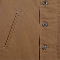 Pike Brothers1944 N1 Deck Jacket Khaki Brown WaxedBritish Parts Luzern