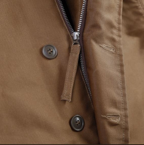 Pike Brothers1944 N1 Deck Jacket Khaki Brown WaxedBritish Parts Luzern