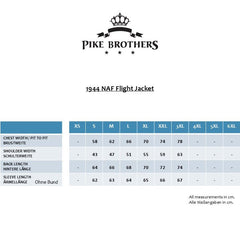 Pike Brothers1944 NAF Flight Jacket Pacific BeigeVestesBritish Parts Luzern