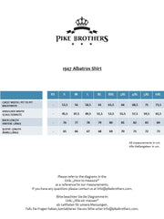 Pike Brothers1947 Albatros Shirt plain whiteChemiseBritish Parts Luzern
