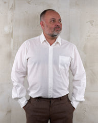 Pike Brothers1947 Albatros Shirt white chambrayChemiseBritish Parts Lucerne