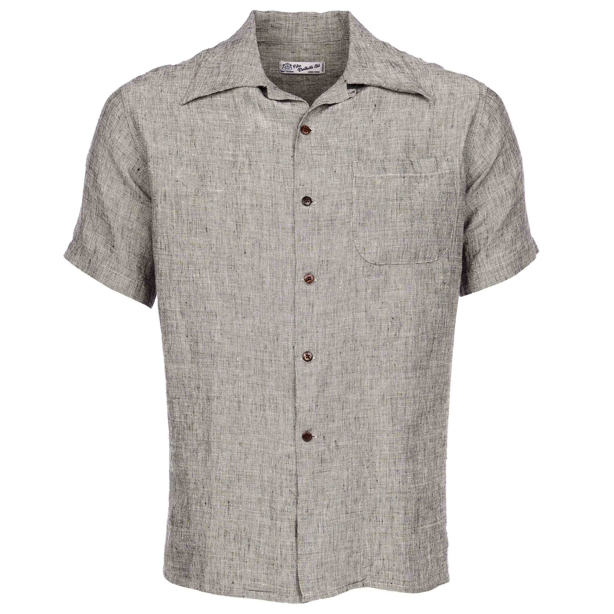 Pike Brothers1947 Albert Shirt Sherkin GreyChemiseBritish Parts Lucerne