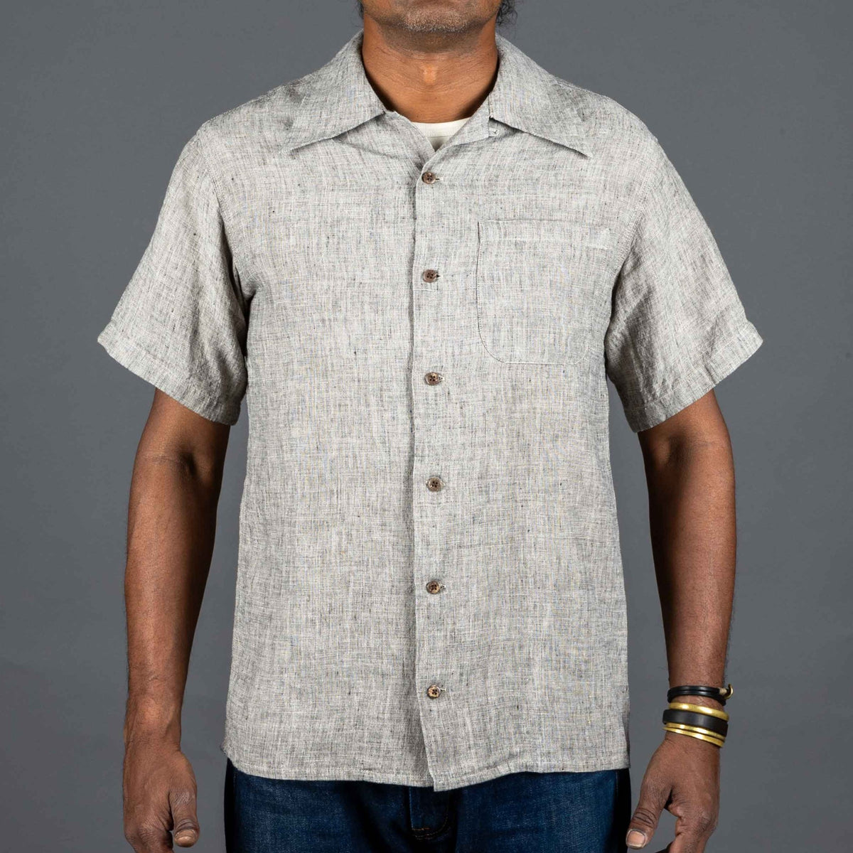 Pike Brothers1947 Albert Shirt Sherkin GreyChemiseBritish Parts Lucerne