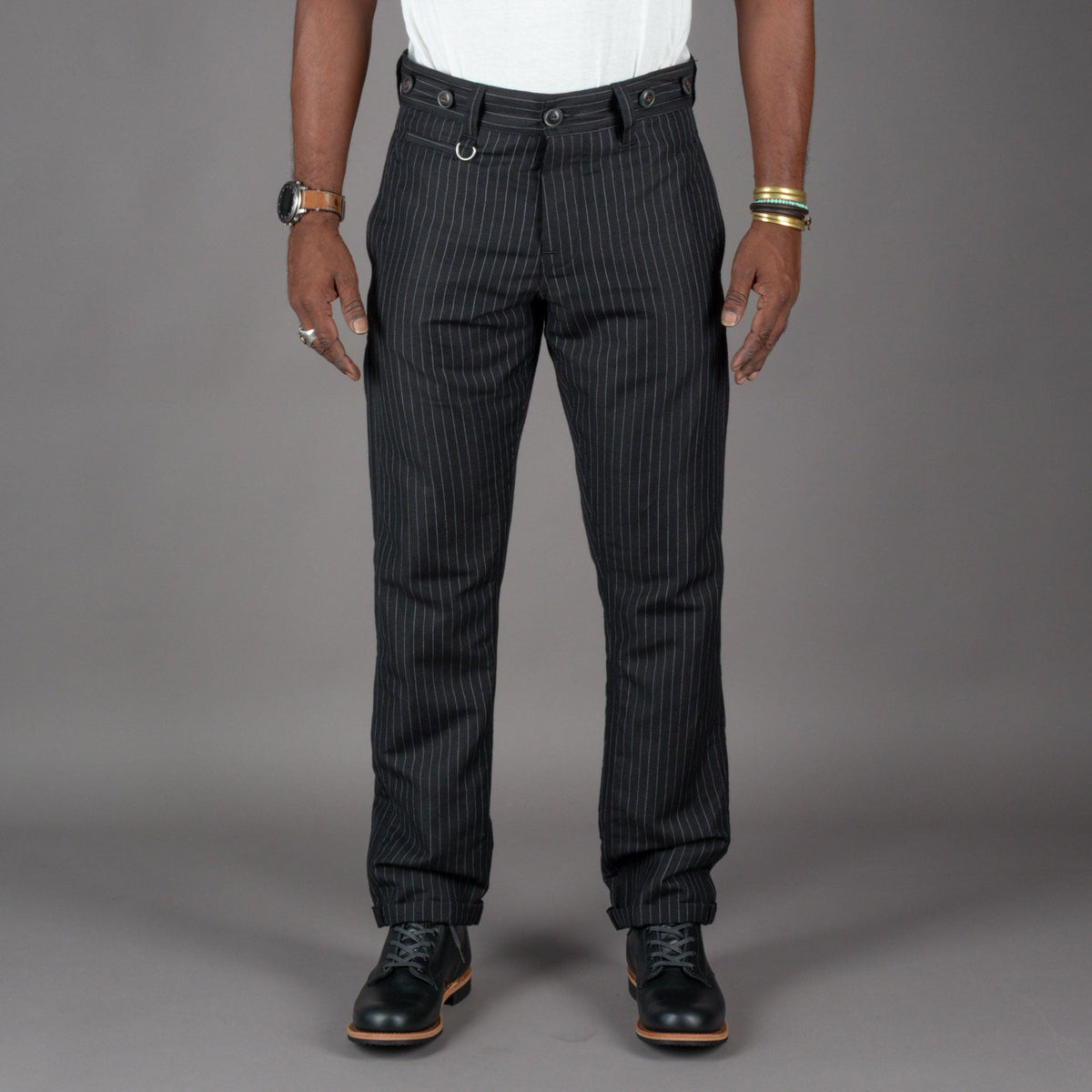 Pike Brothers1947 Harvester Hose Chicago blackPantalonsBritish Parts Luzern