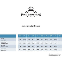 Pike Brothers1947 Harvester Pantalon Chicago SandPantalonsBritish Parts Luzern