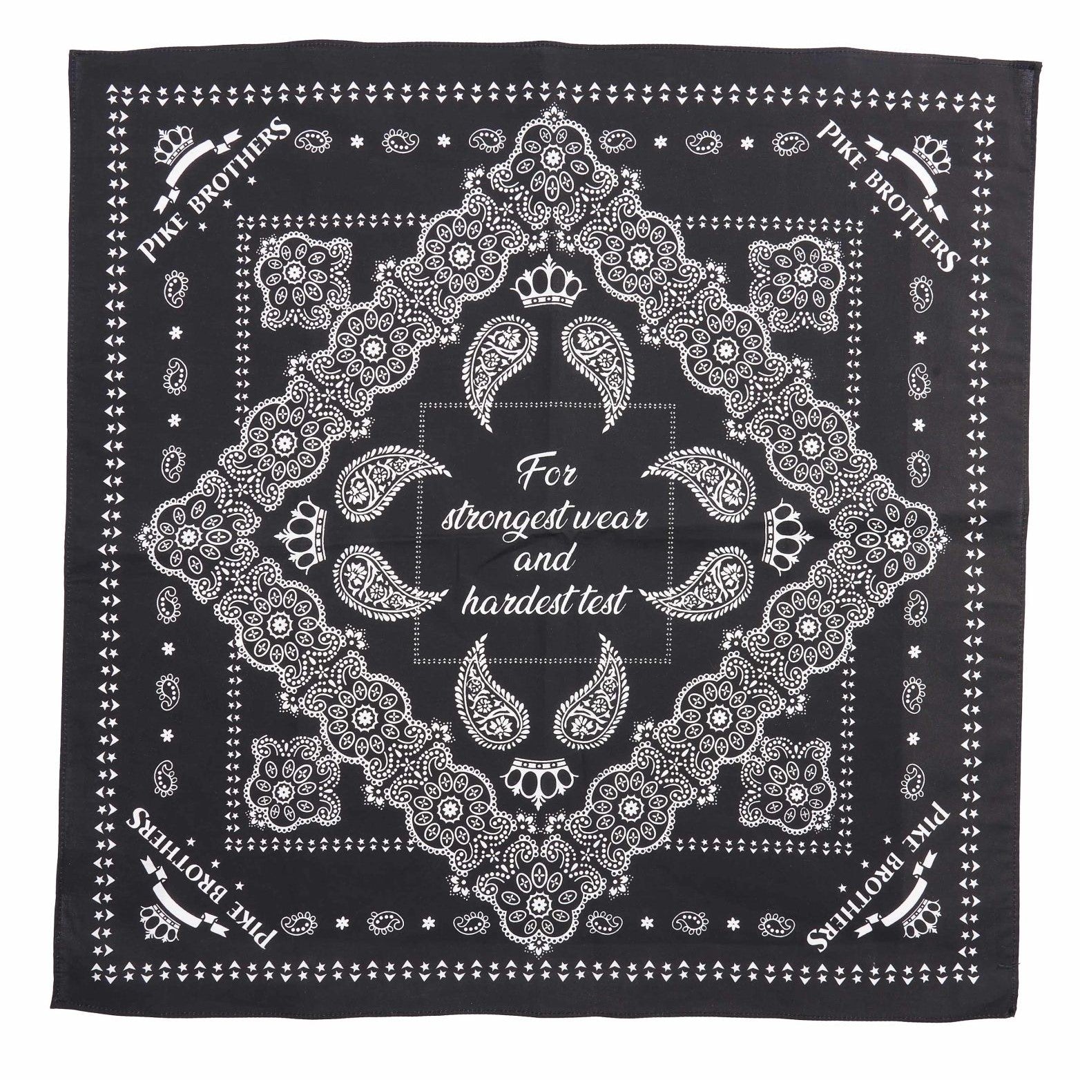 Pike Brothers1947 Logo Bandana BlackFoulardBritish Parts Luzern