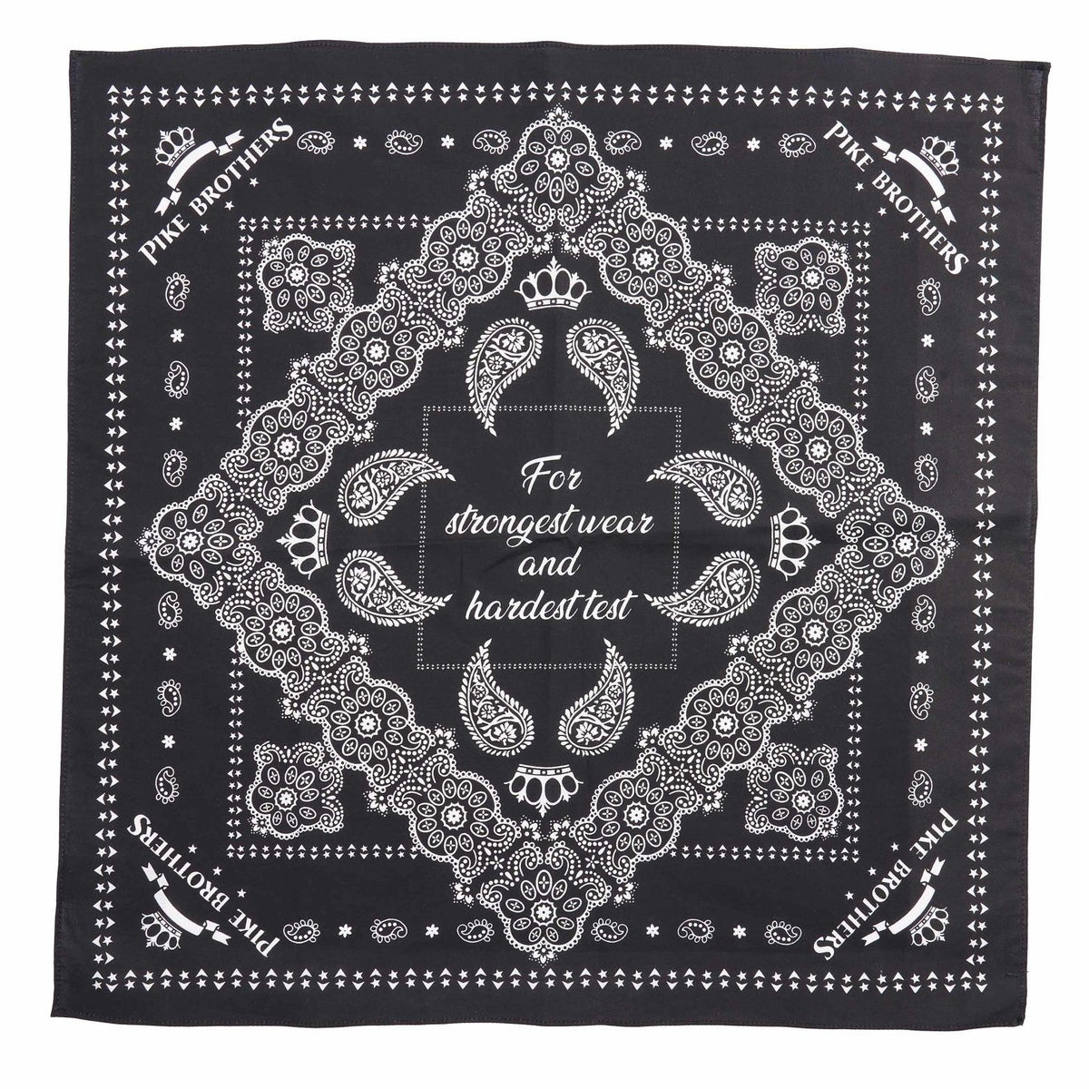 Pike Brothers1947 Logo Bandana BlackFoulardBritish Parts Luzern