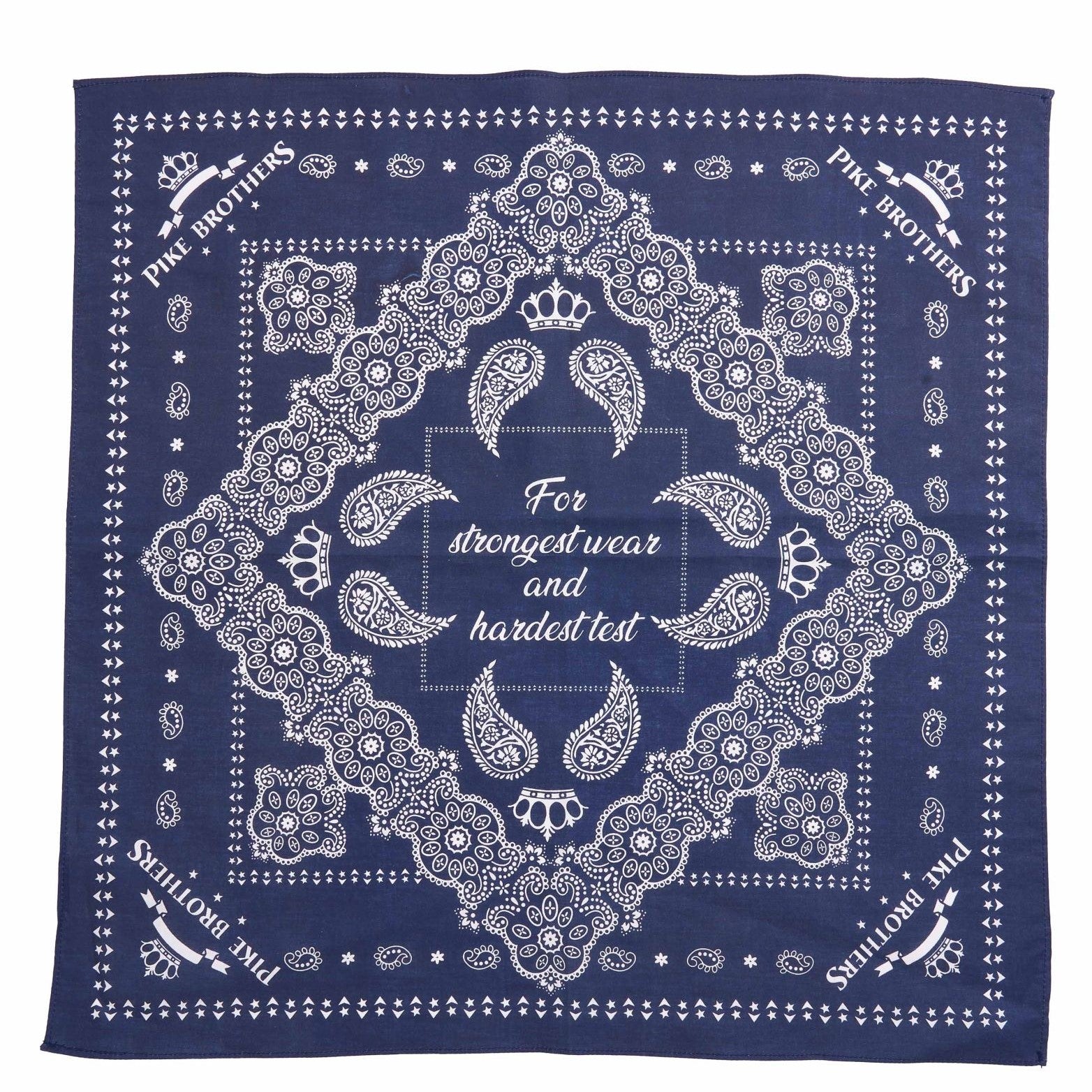 Pike Brothers1947 Logo Bandana BlueFoulardBritish Parts Luzern