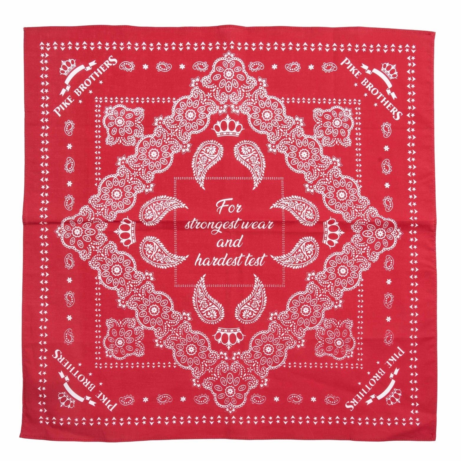 Pike Brothers1947 Logo Bandana RedFoulardBritish Parts Luzern