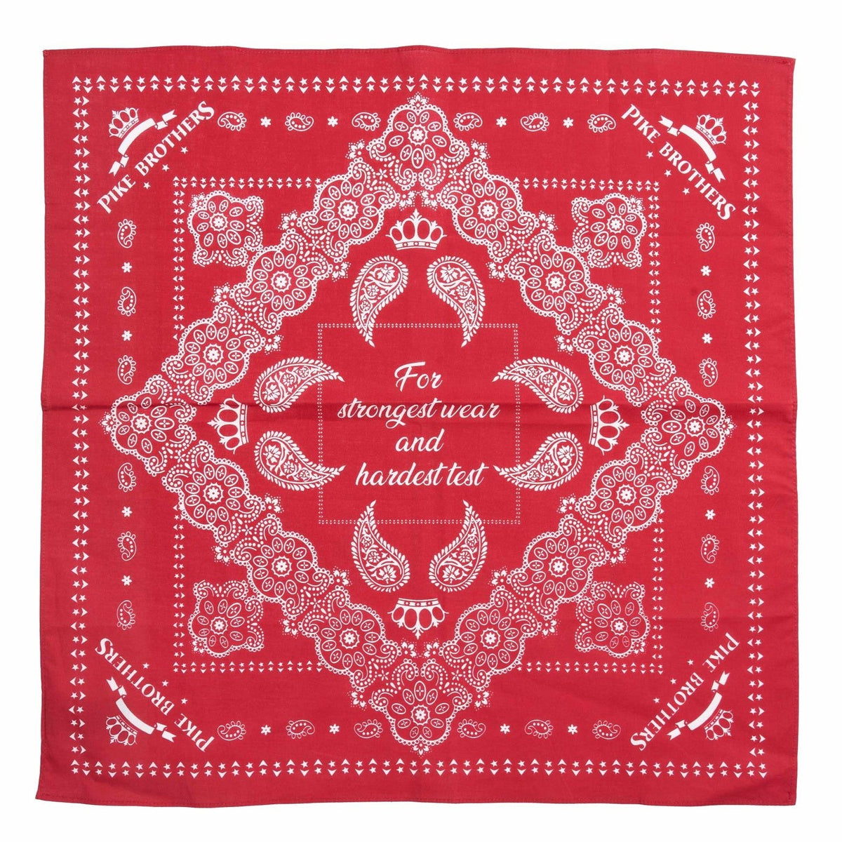 Pike Brothers1947 Logo Bandana RedFoulardBritish Parts Luzern