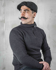 Pike Brothers1948 Pull-over en tricot Troyer AnthracitePulloverBritish Parts Luzern