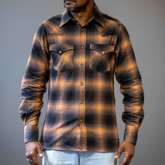 Pike Brothers1952 Rider Shirt Nashville brownChemiseBritish Parts Luzern