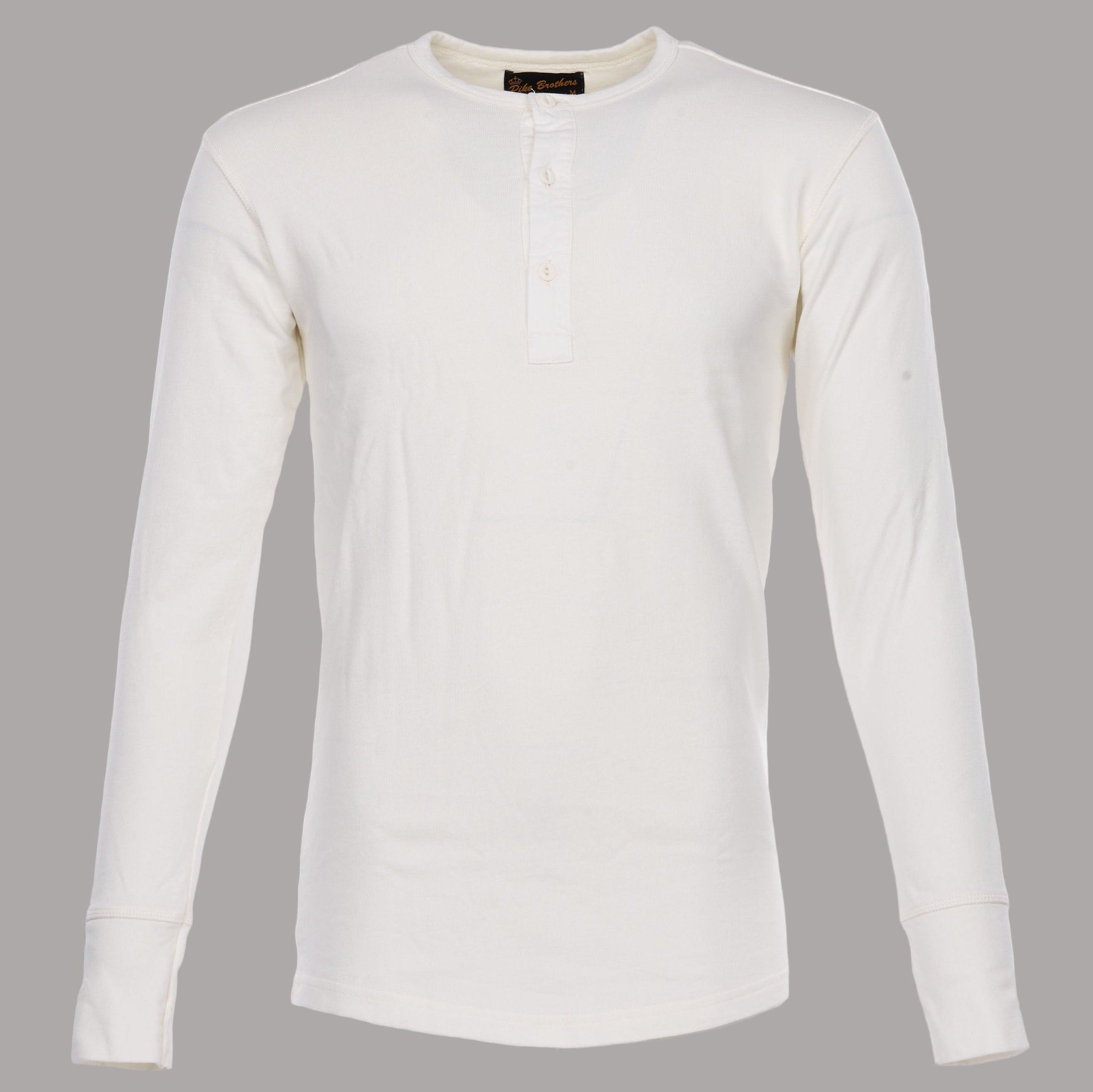 Pike Brothers1954 Utility Shirt Long Sleeve ecruHenleyBritish Parts Luzern