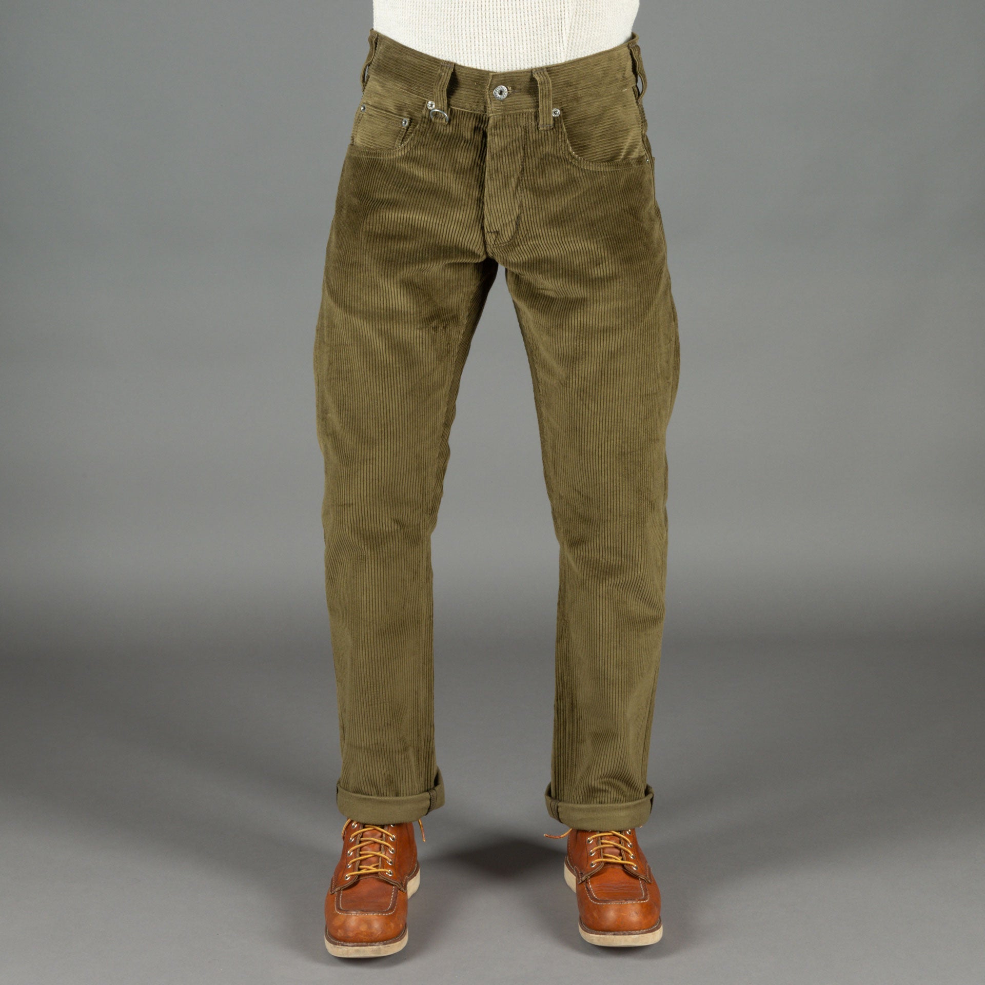 Pike Brothers1958 Roamer Pant Olive CordPantalonBritish Parts Luzern