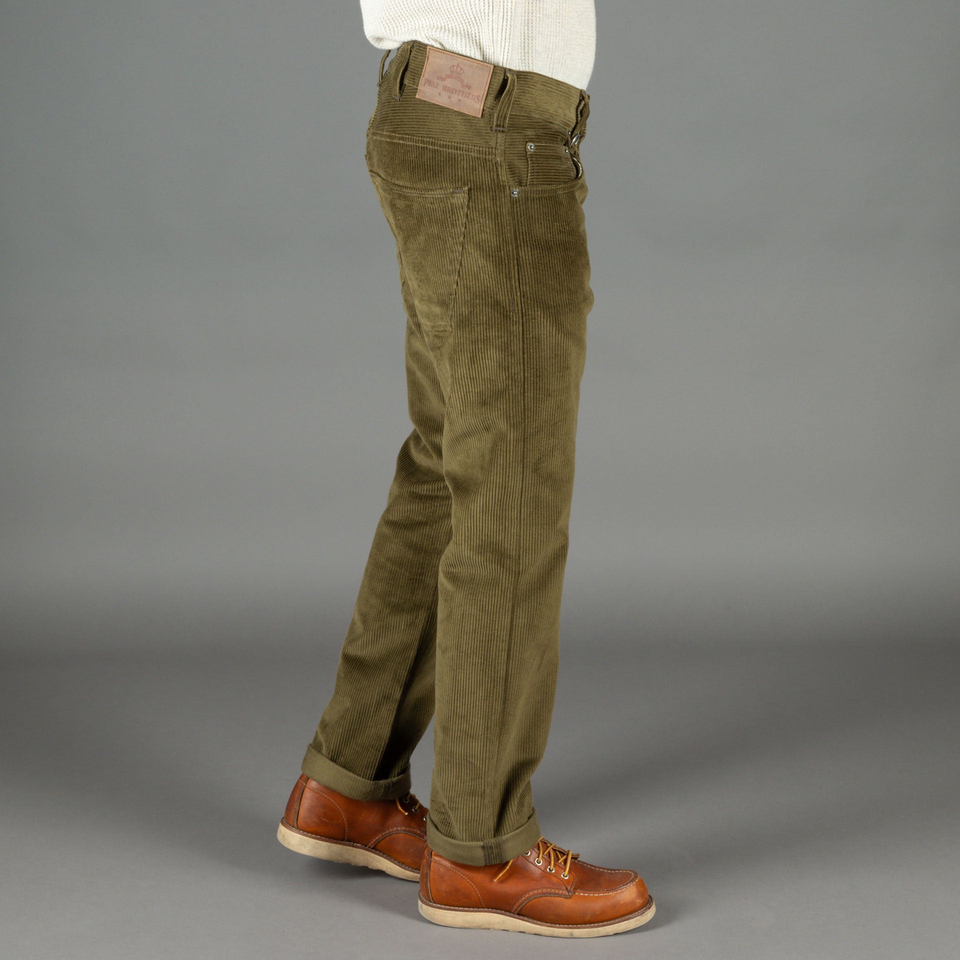 Pike Brothers1958 Roamer Pant Olive CordPantalonBritish Parts Luzern