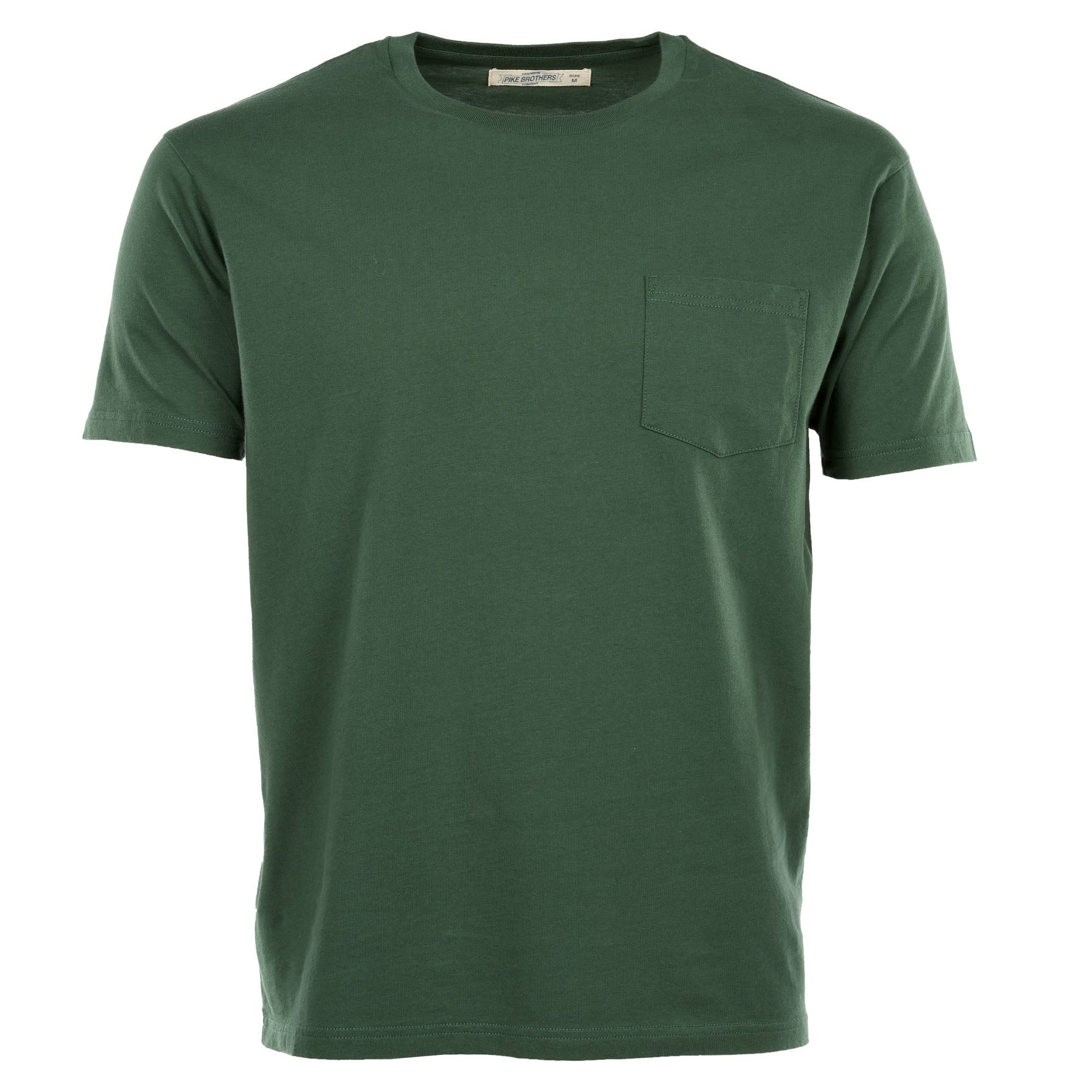 Pike Brothers1971 Pocket Tee Baja greenHenleyBritish Parts Luzern