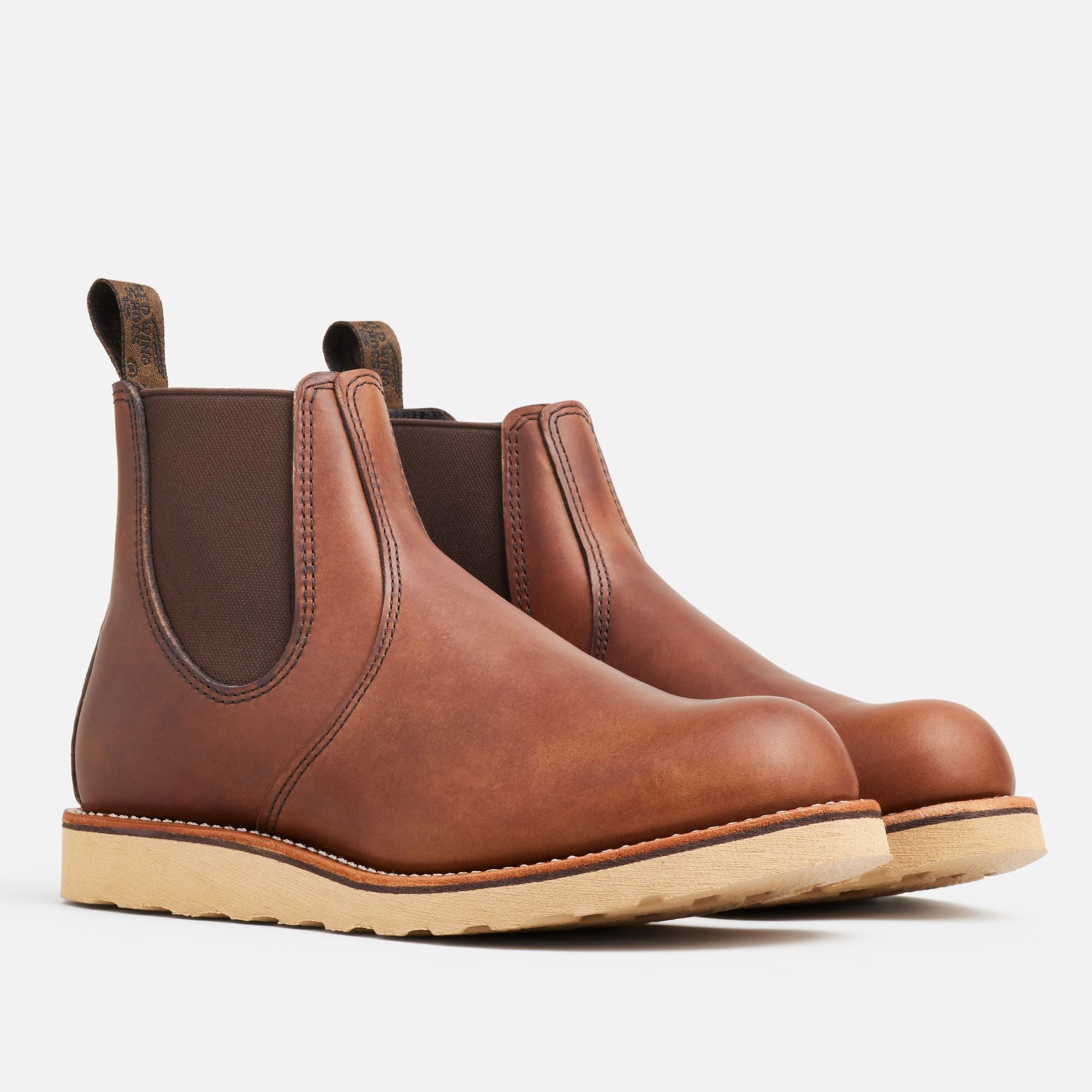 Red Wing ShoesClassic Chelsea 3190 Amber Harness Chaussures pour hommesChaussures British Parts Lucerne