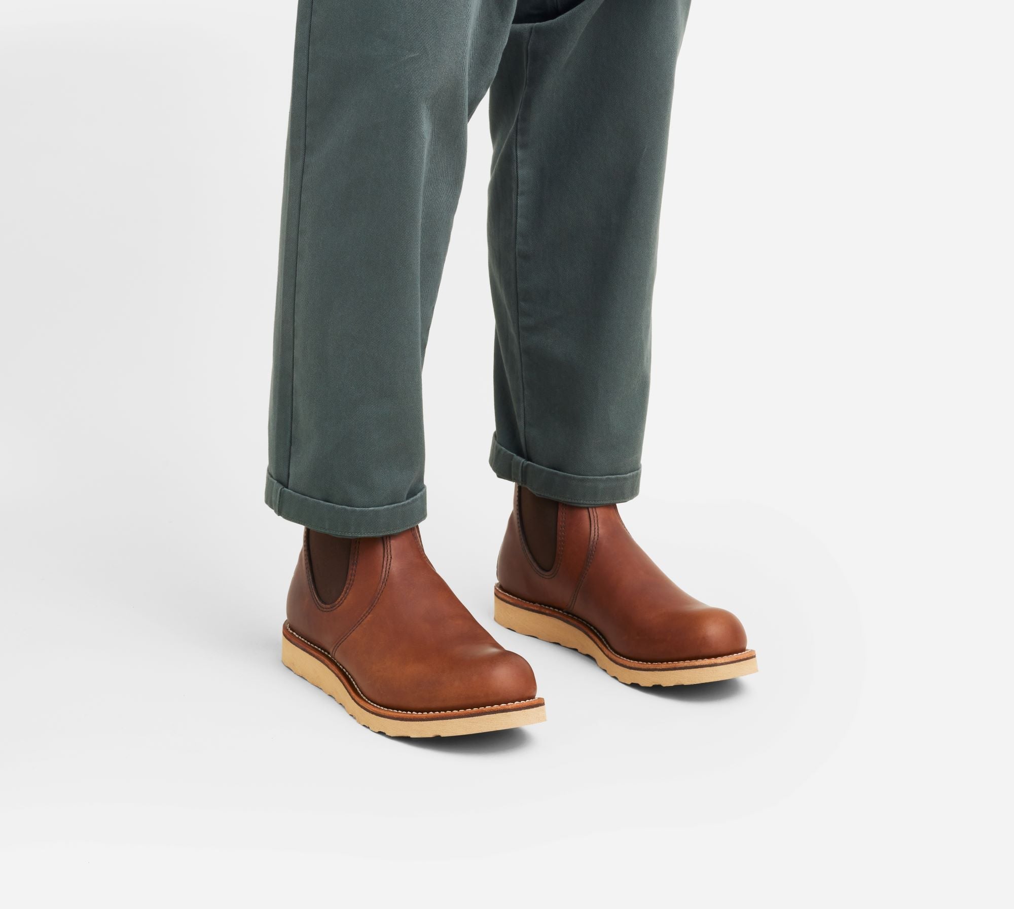 Red Wing ShoesClassic Chelsea 3190 Amber Harness Chaussures pour hommesChaussures British Parts Lucerne