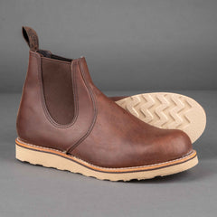 Red Wing ShoesClassic Chelsea 3190 Amber Harness Chaussures pour hommesChaussures British Parts Lucerne