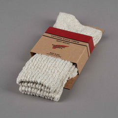 Red Wing ShoesCotton Ragg Chaussettes en crème / caféChaussettesBritish Parts Lucerne