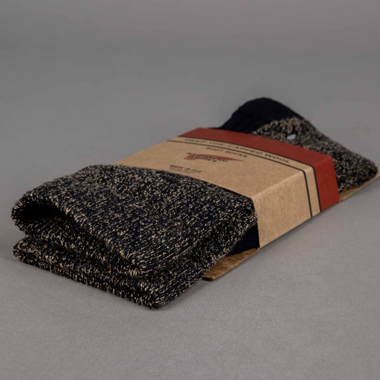 Red Wing ShoesDeep Toe Capped Wool Chaussettes noir / kakiChaussettesBritish Parts Luzern