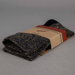 Red Wing ShoesDeep Toe Capped Wool Chaussettes noir / kakiChaussettesBritish Parts Luzern