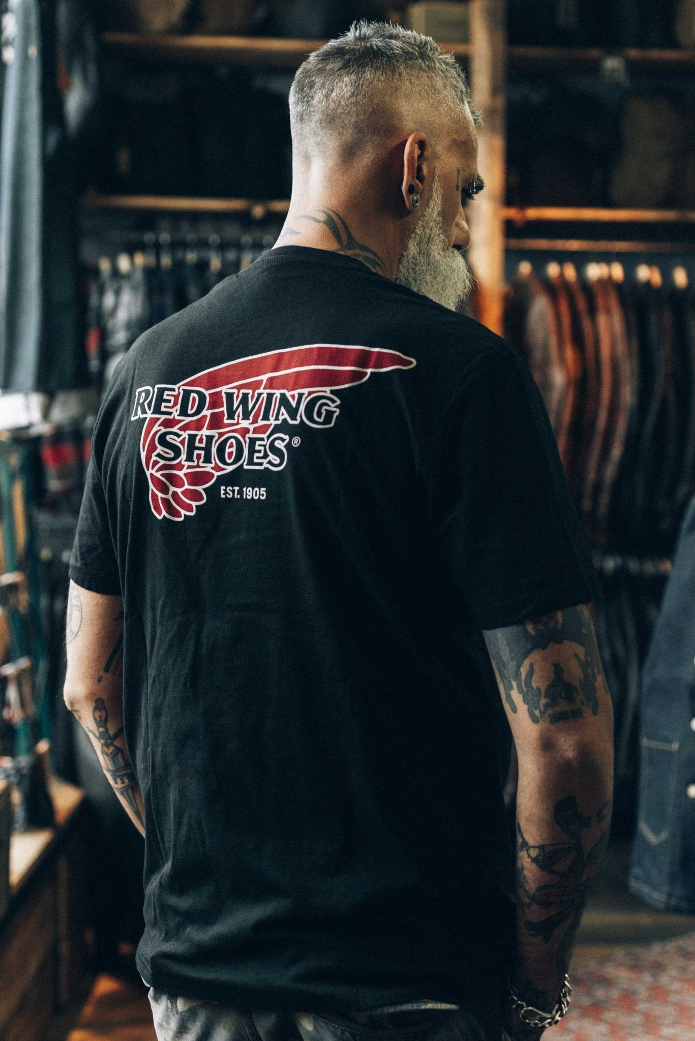 Red Wing ShoesLogo T-shirt noirT-shirtBritish Parts Luzern